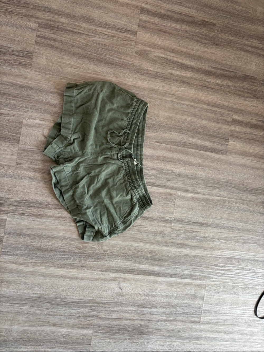 Old Navy Olive Green Drawstring Athletic Shorts